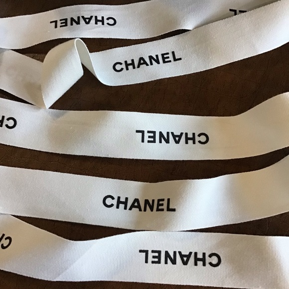 Chanel ribbon authentic Chanel Ribbon almost 10 feet - Picture 2 of 5